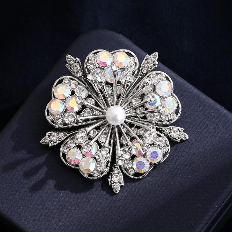 Cherry Blossom Flower Brooch Pins Plants Corsage For Women'S Clothes Backpack Decor Gifts