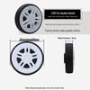 Universal Wheel Replacement for Luggage Suitcase: Leather Caster Rubber Roller Rim Repair Accessories