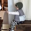Children's Winter Puppy Cotton Vest Jacket Baby Clothes Winter Boys Fleece Suit