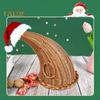 Cesto Cornucopia di Natale Cesto in Rattan a Forma di Corno Grande Capacità Cesto Portaoggetti Multiuso Decorazione per la Casa del Ringraziamento