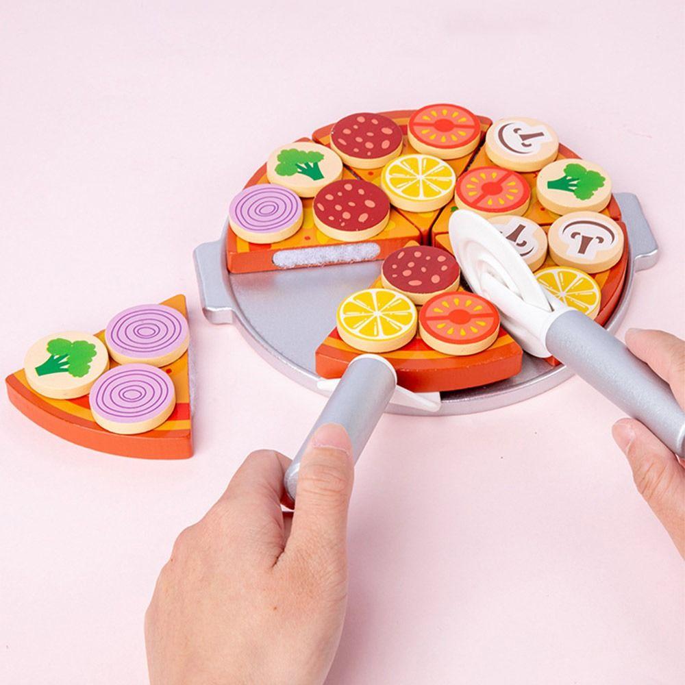 Cartoon Pizza Simulation Pizza Oven Toys Multicolor Playing Kitchen Toys  Game
