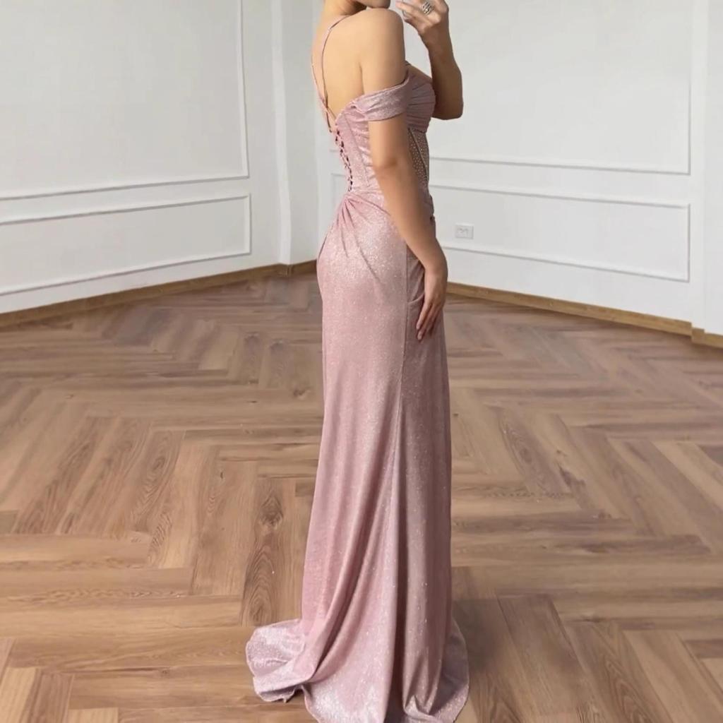 European & American Fashion: Sexy Women's Sequin Mesh Bodycon Dress with Sling Straps