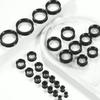 1pair Silicone Tunnels and Plugs Earrings 3-22mm Flexible Double Flared Flesh Ear Gauge Expander Stretchers Jewelry Piercings