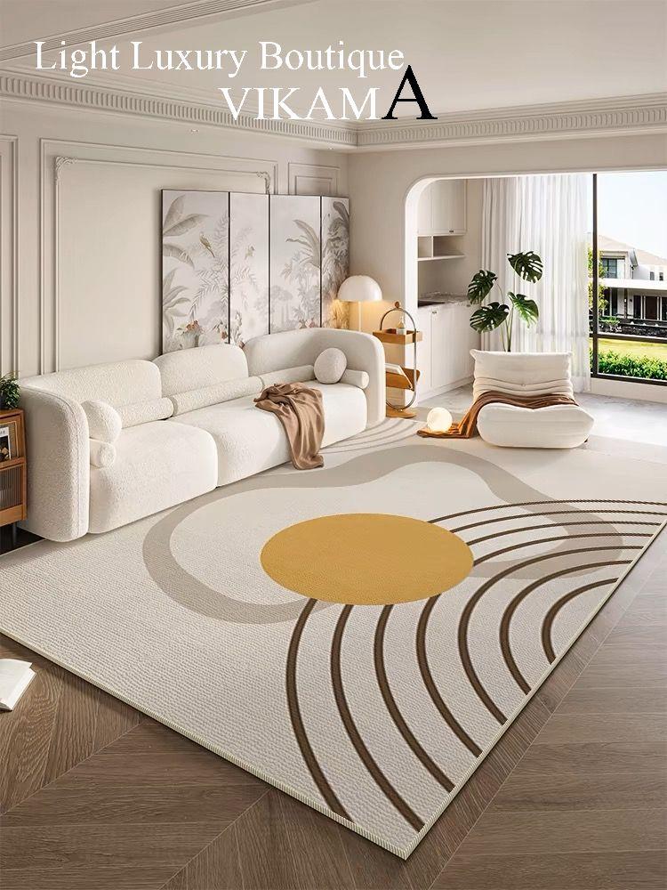 

Современный ковер Ковер для гостиной Легкая роскошь Премиум Диван Кофейный столик Моющийся Стираемый Бытовой Напольный коврик Простой Прикроватный Ковер 40X60CM