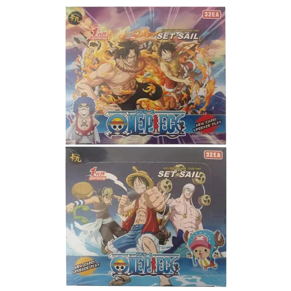 New One Piece Card Straw Hat Pirate Luffy Zoro Nami Classic Anime Character Collection Cards Toys Gifts