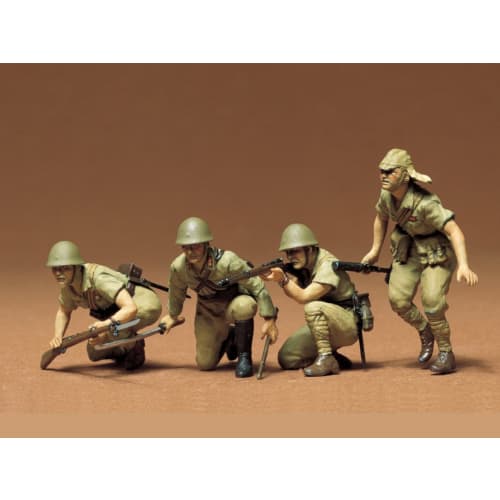 Tamiya 1/35 Military Miniature Series No. 90 Japanese Army Infantry Set Plastic Model 35090