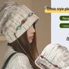 Bohemian Knit Wool Tassel Hat for Women - Retro, Face-Slimming, Versatile, Slouchy, Ideal for Large Head Sizes - Perfect for Autumn & Winter