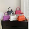 Mini Solid Color Handbag, Simple Square Crossbody Bag, Fashion Shoulder Purse For Women
