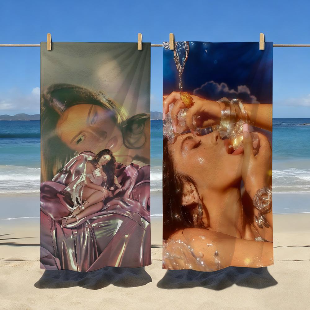Singer Kali Uchis Sincerely Towel Sports Quick Dry Travel Camping Gear Sandproof Soft Light Large Beach Towel
