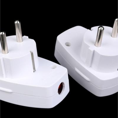 1 pièce Prise rechargeable standard type F Schuko Allemagne Ivoire d'origine avec interrupteur marche/arrêt principal Indicateur LED intégré