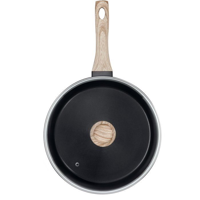 Sauté Pan with Lid - PYREX - Cook & Care - 28 Cm - Non-stick - Induction - PFAS-free