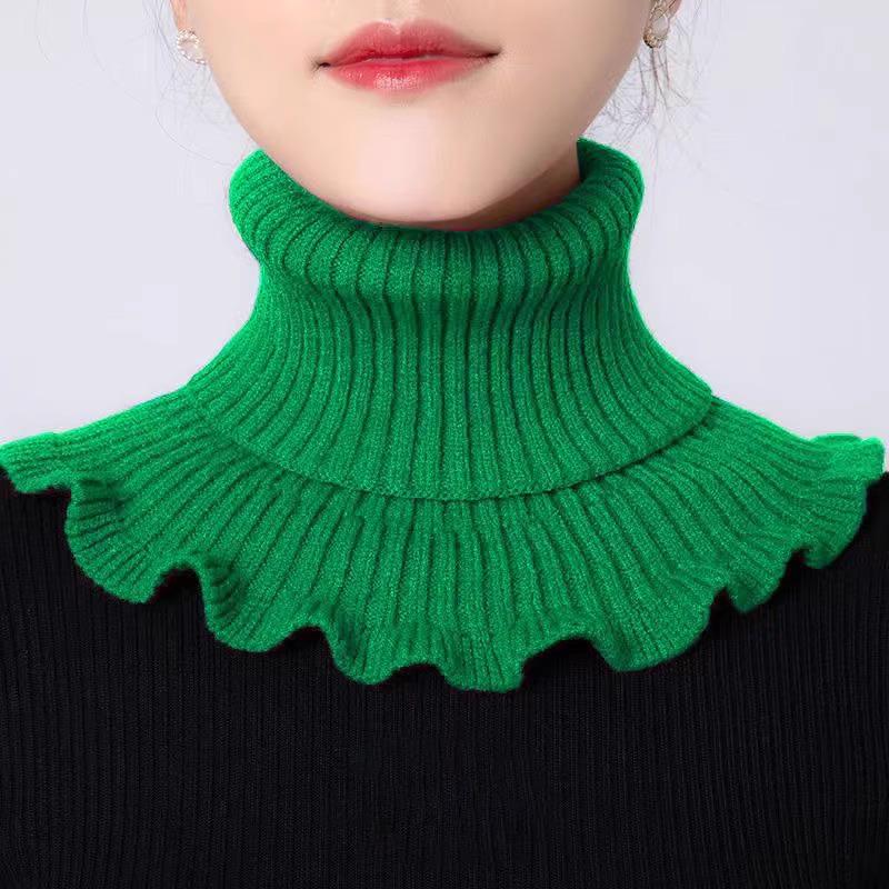 

Женский уютный шейный платок-снуд для защиты шеи – пуловер из мягкой пряжи core-spun для осени и зимы