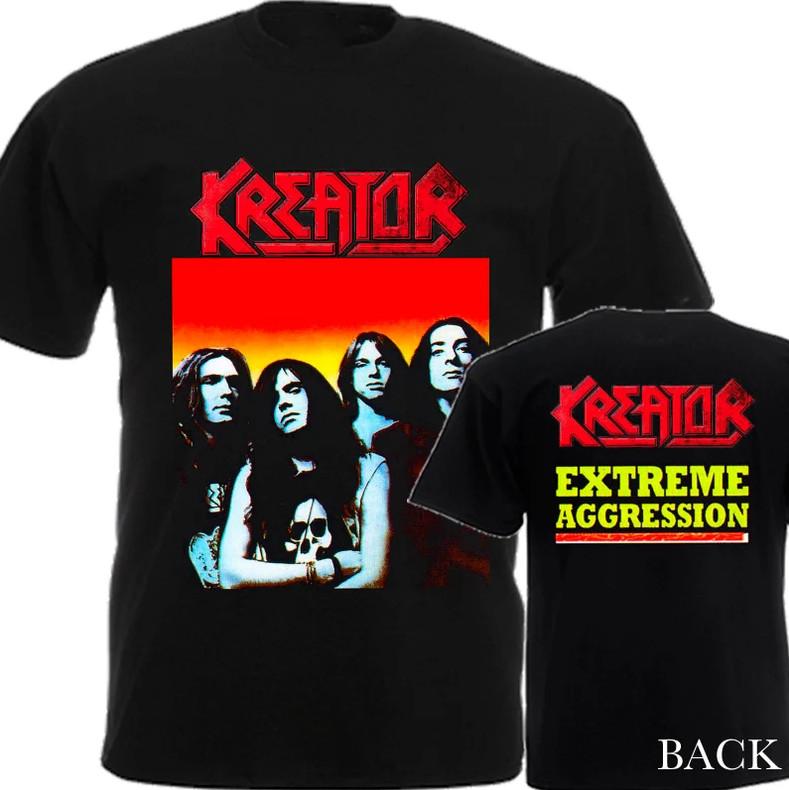 Kreator 034Extreme Aggression034 New DTG/DTF Printed Unisex TShirt S5XL Unisex T-Shirt S