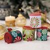 Flexible Christmas Wired Ribbons Colorful Wreath Bows Ribbon  Seasonal Home Decors