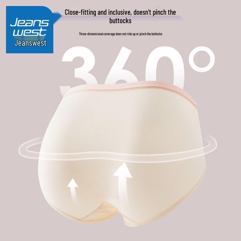 Jeanswest Women's 7A Antibacterial Cotton Briefs 4-Pack