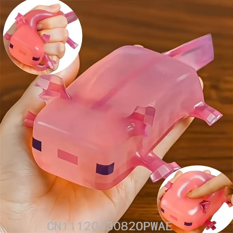 Cute Salamander Fidget Squishes Mini Tabas Squishy Axolotl Squeeze Toy Release Emotions Squishy Toys Slow Rising Decompress Toys