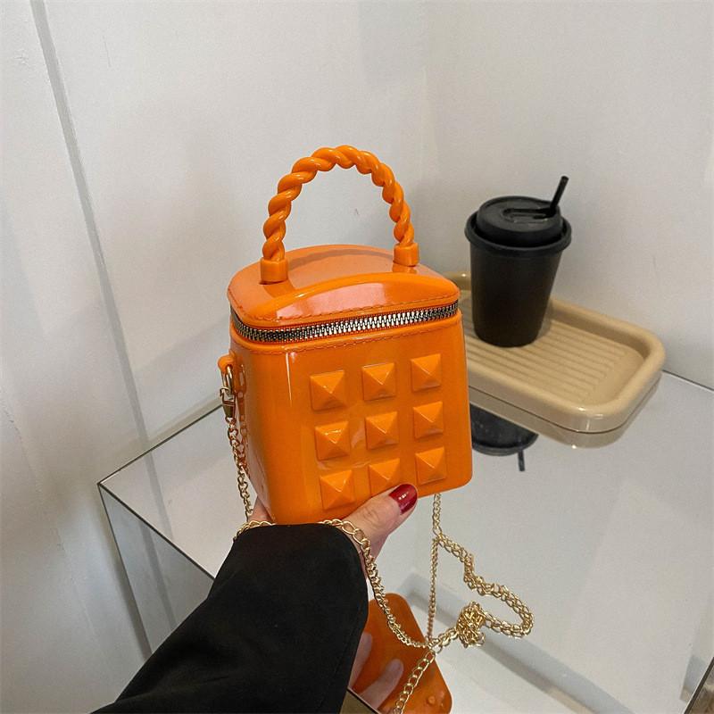Stylish Korean Mini Bucket Shoulder Bag For Kids With Unique Quilted Design Perfect For Everyday Use