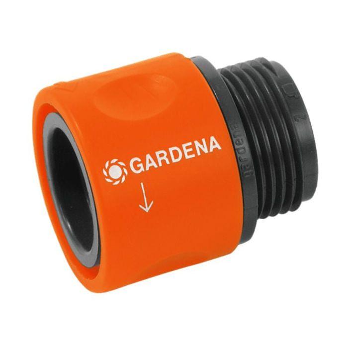 Raccords De Tuyau D'arrosage - GARDENA - Adaptateur Pour Machine À Laver - Facile À Utiliser - Noir Et Orange