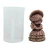 Little Girl Silicone Mold 3D Fairy Candle Mold DIY Aromatherapy Candle Making Tool Resin Gypsum Mold Valentines Day Gift