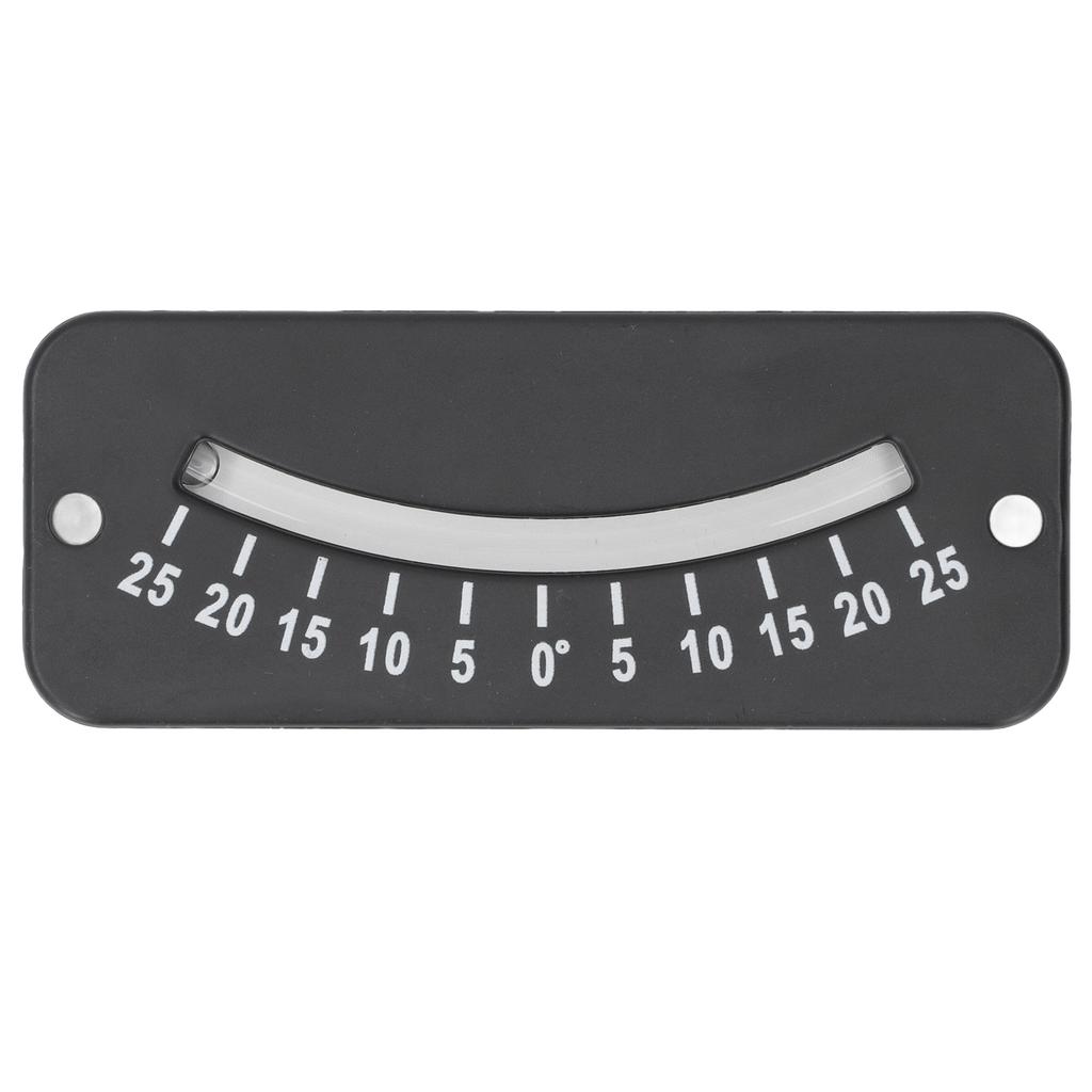25 degrees  Glass Tube Inclinometer Clear Scale ABS Mini Angle Inclinometer for Horizontal Micro Angle Test