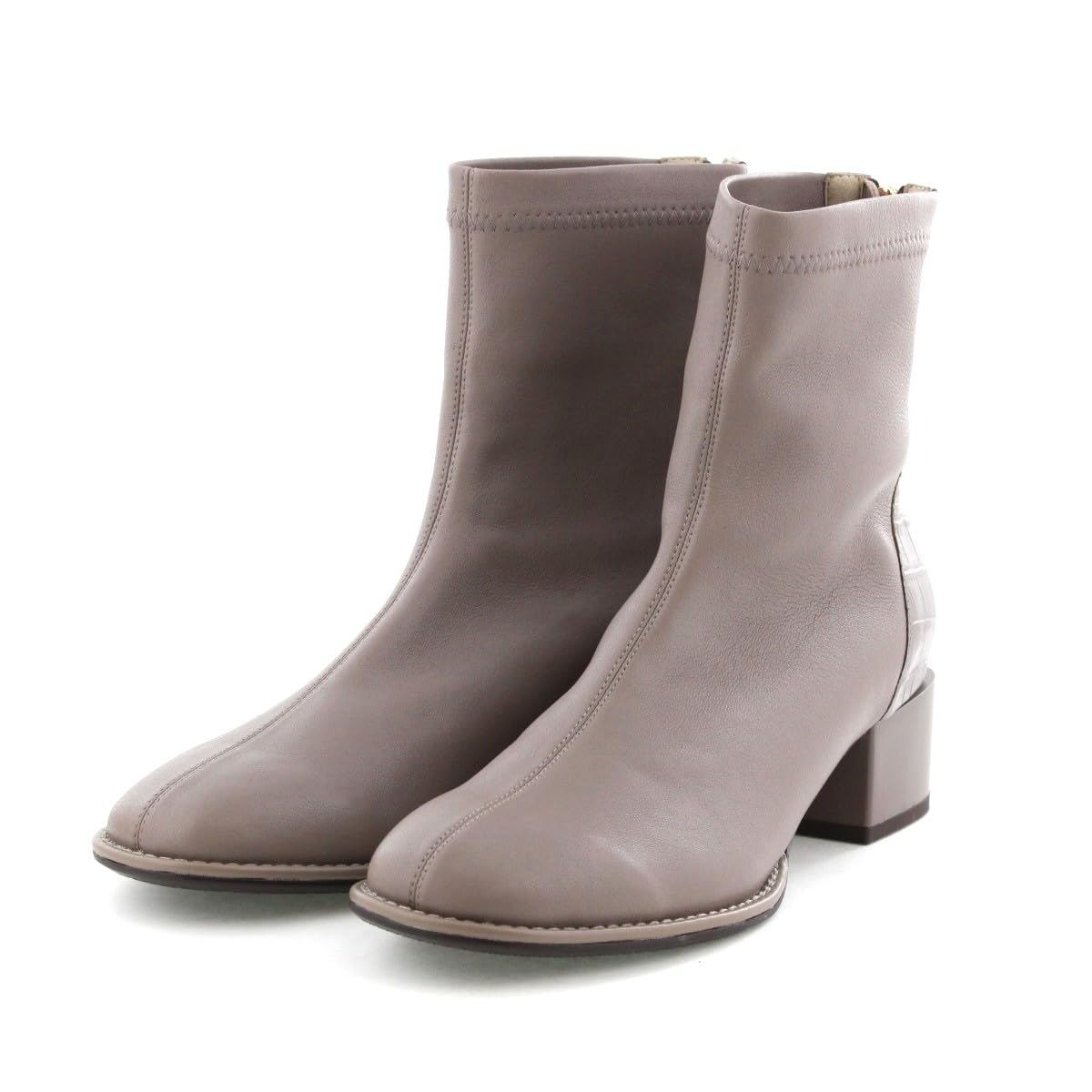 

Комбинированные стрейч серые 265 HIMIKO/Химико/Ботильоны с тиснением/641420 серый