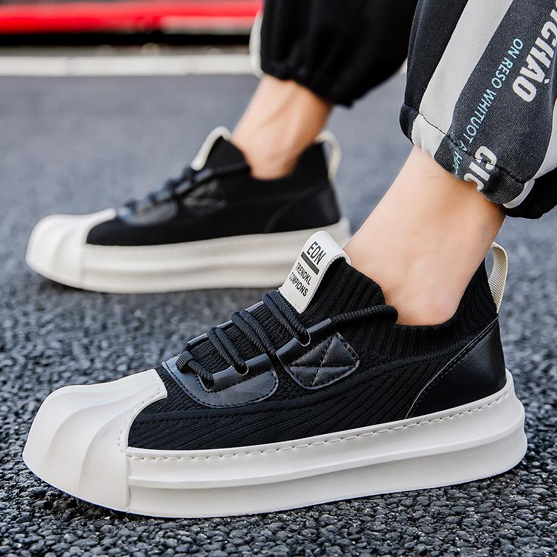 

New Breathable Men s Shoes for Spring Sports Casual Shoes Mesh Shoes Korean Style Fashion Flying Men s Trendy Shoes 39 бежевый