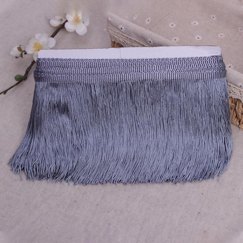 Polyester Fringe Tassel Trim (10-20cm) for Stage Costumes, Curtains, Carpets, and Lace Decorations