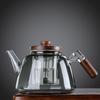Transparent Glass Steam & Brew Teapot