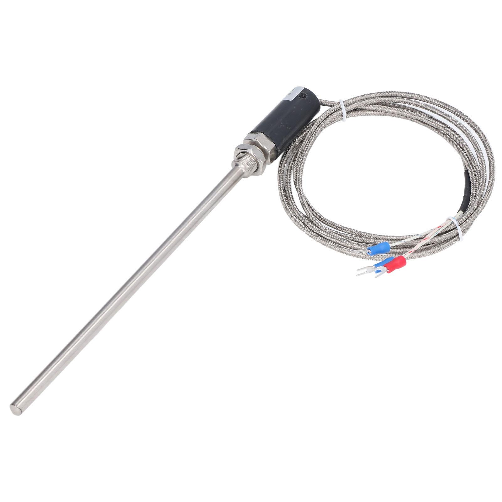 

Датчик температуры термопары PT100 с экранированным проводом200450 градусов по Цельсию WZPT10