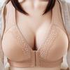 Women Back Buckle Bra Wire Free Plus Size Underwear Widened Shoulder Straps Brasieres