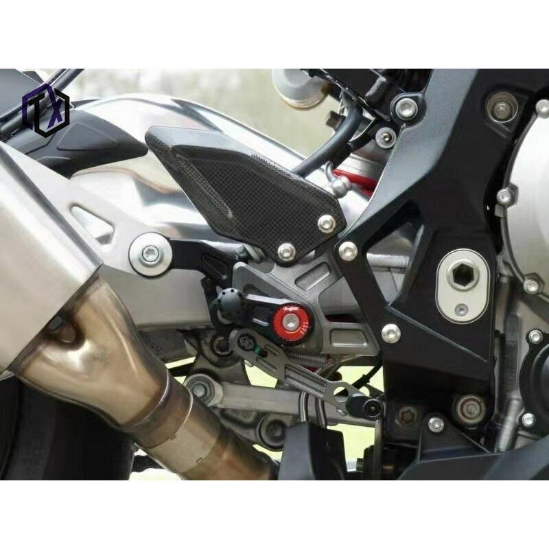 Carbon Fiber Raised Footpegs for BMW S1000RR (2015-2018) Modification Parts