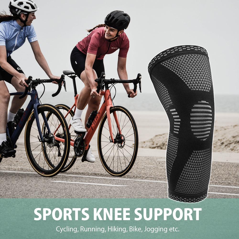 SKDK 1PC Gym Knee Pad Sports Safety Fitness Kneepad Elastic Knee Brace Support Gear Patella Running Basketball Volleyball Tennis
