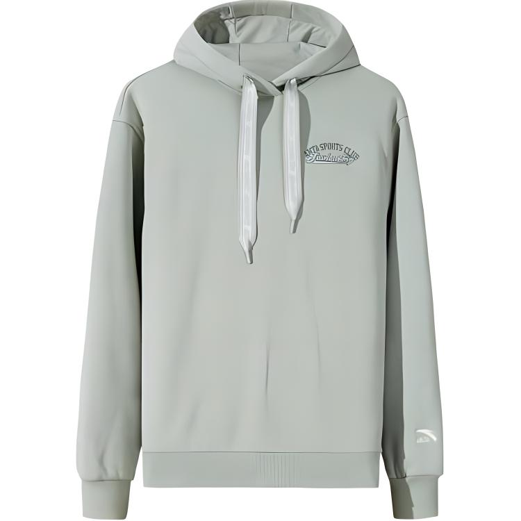 

Anta Lifestyle Series Letter Hooded Comfortable Breathable Versatile Casual Fleece Sweatshirt Women Sweatshirt Blue 162448701N-2 XL