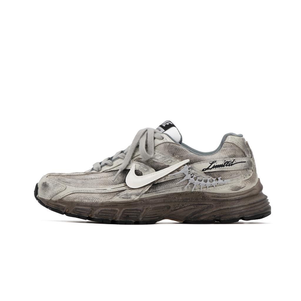 Nike Initiator Low top Sprint Long Distance Running Shoes Unisex Gray Brown IO7609-101(Team1527-)