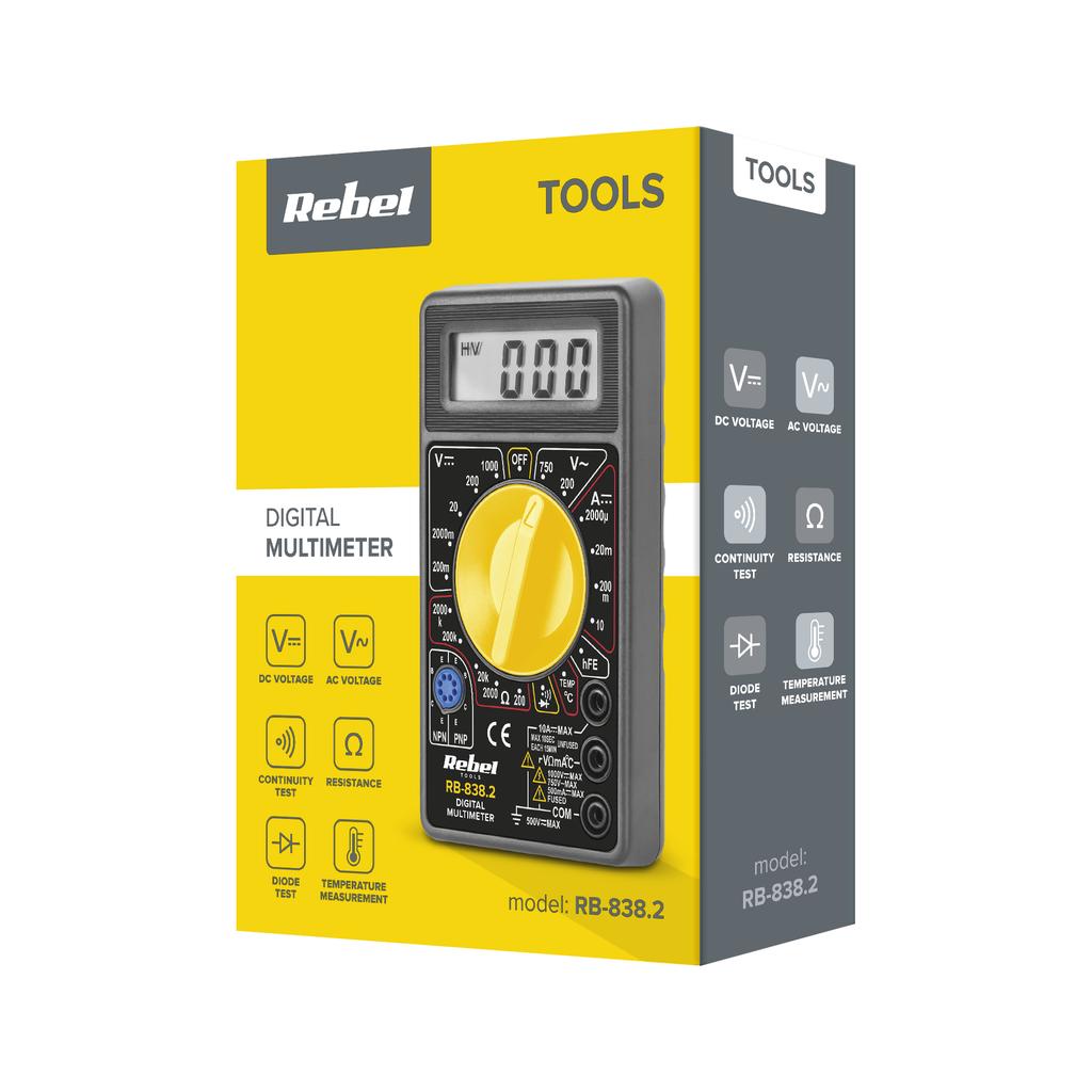 REBEL RB838 v.2 multimeter