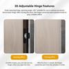 3D Hardware Supplies Hidden Door Hinges Adjustable Hotel Folding Door Inward and Outward Opening Concealed Door Closer