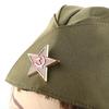 Russian Designs Boat Shape Hat Five Pointed Star Garrison Hat for Fashion Forward Individuals and Cultural Event