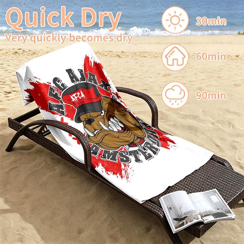 AFC Ajax Beach towels also serve as bath towels summer essential a musthave for the outdoors the beach and the pool