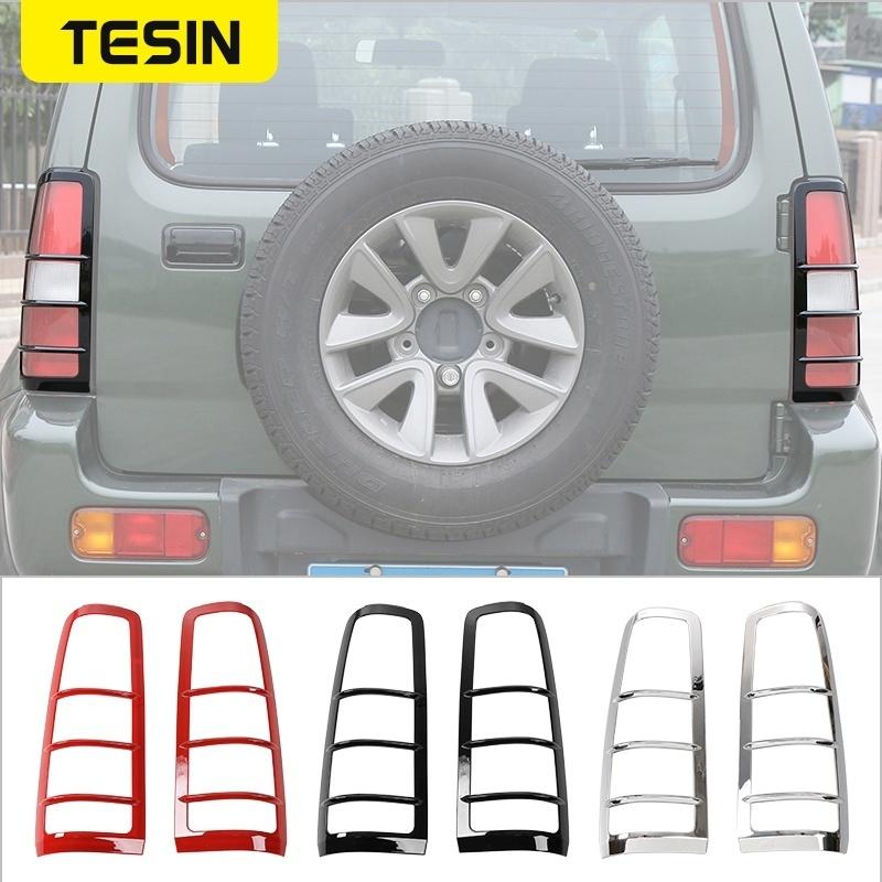 

TESIN автомобильные задние фонари, капоты, декоративная крышка, накладка на задний фонарь, защитные наклейки, подходят для Suzuki Jimny 2007 +, Стайлинг автомобиля