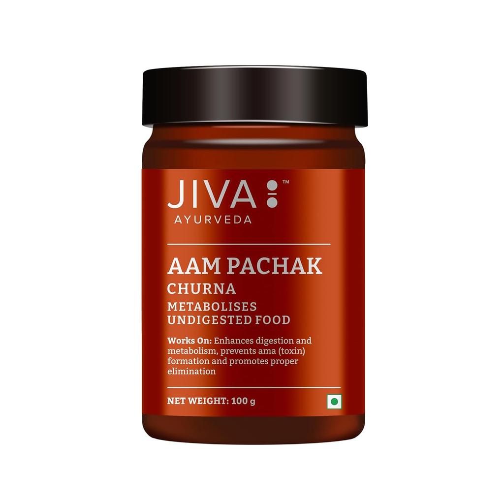 Jiva Aam Pachak Churna Digestive Support Powder For Daily Gut Comfort Natural Ayurvedic Formula 100 G Pack Of 1