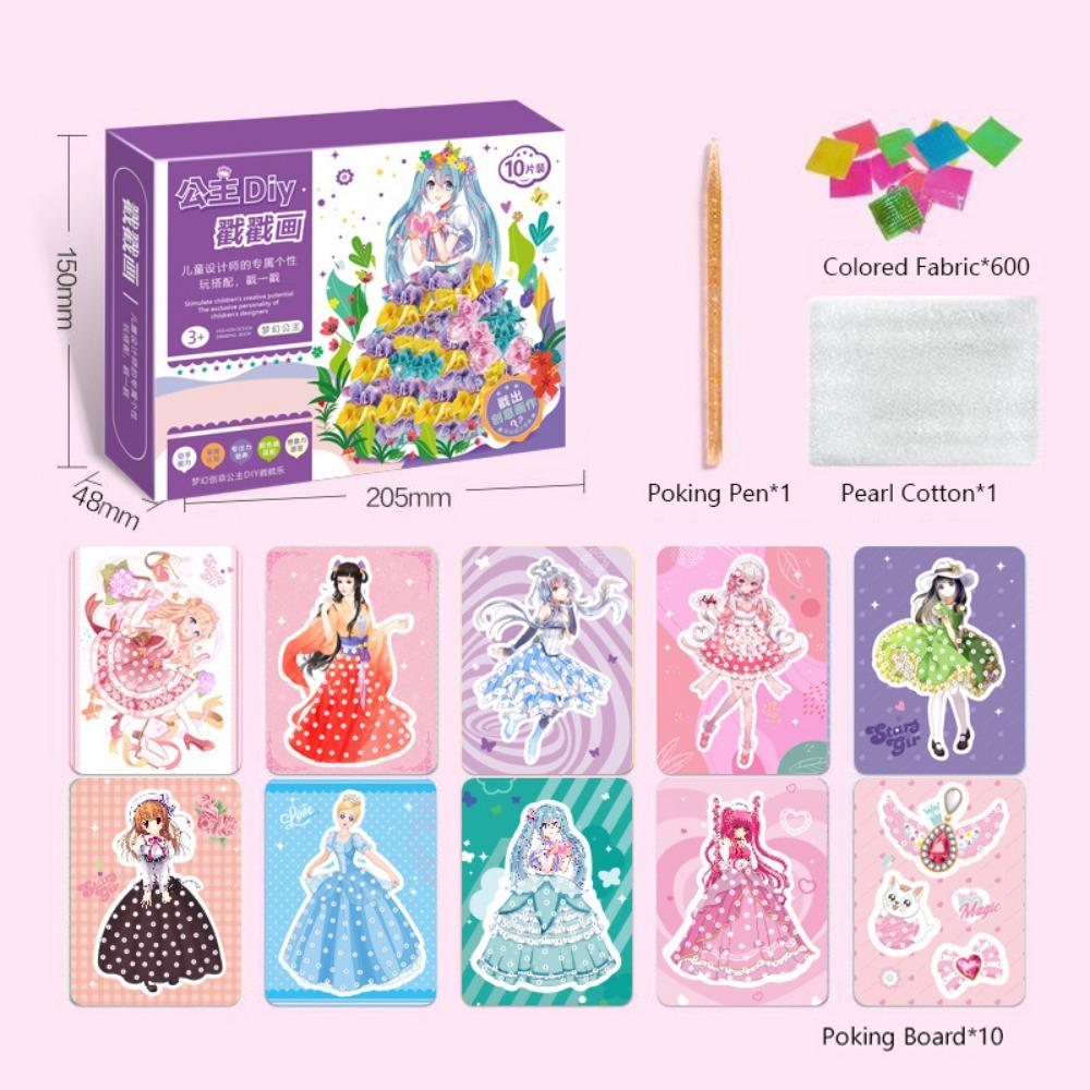 

Creative Craft DIY Painting Sticker Educational Handmade Magical Art Princess Fairy Making Material Art Craft