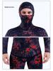 3mm Camouflage Two-Piece Wetsuit with Hood for Diving, Spearfishing, Freediving, and Snorkeling