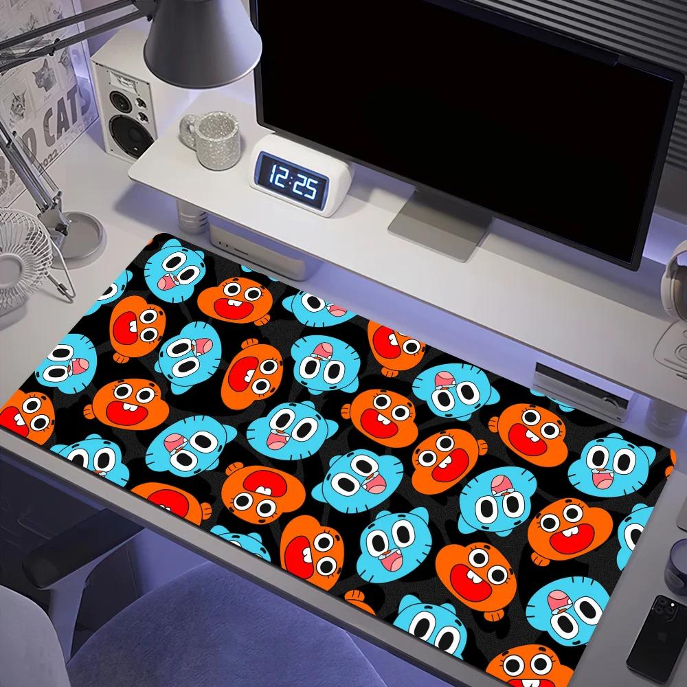 Mousepads Non-slip World Gumball of Lockedge Officetudent Gaming Anime Thickened Large Writing Pad Cushion Mouse Pad