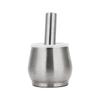 304 Stainless Steel Manual Garlic Press & Grinder - Garlic Mortar, Pestle, Crusher, Paste Maker, Medicine Grinder.