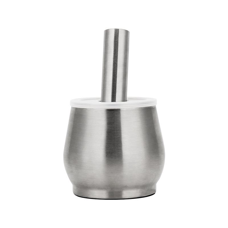 304 Stainless Steel Manual Garlic Press & Grinder - Garlic Mortar, Pestle, Crusher, Paste Maker, Medicine Grinder.