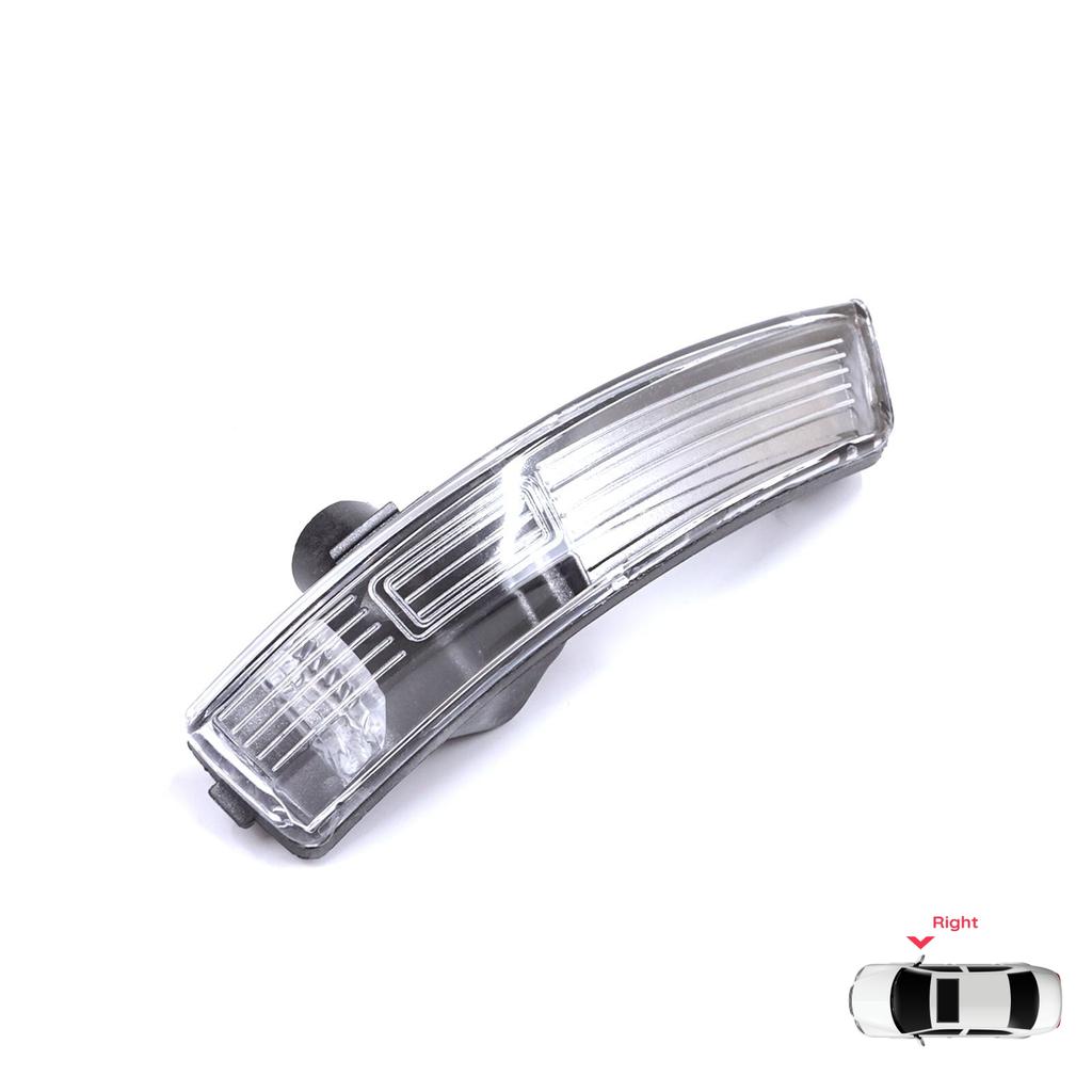 ESP1242-2 Right Side Door Wing Mirror White Clear Indicator Lamp Lens for Ford Focus 2007-2020 Mondeo MK4 2007-2015 8M5113B384AA