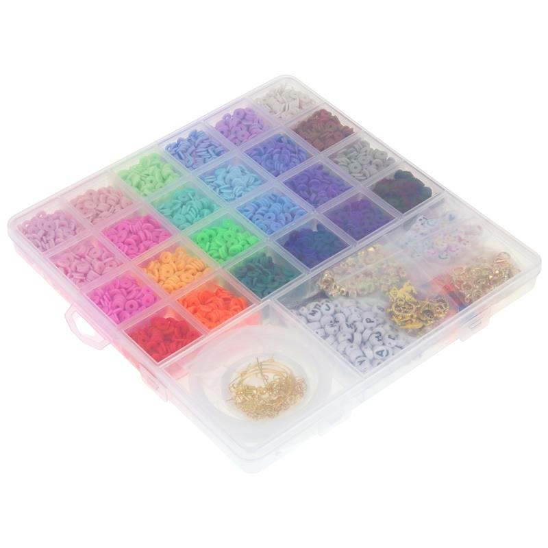 Beads Set for Making Bracelets, Earrings, Charms, Letters