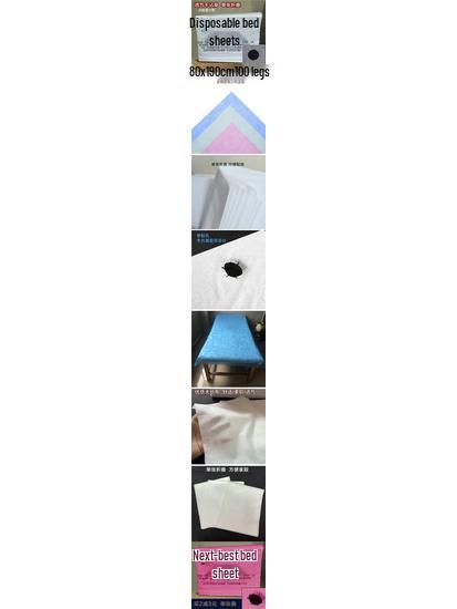 Waterproof Disposable Beauty Bed Sheets with Holes – Thickened Set for Salon Use