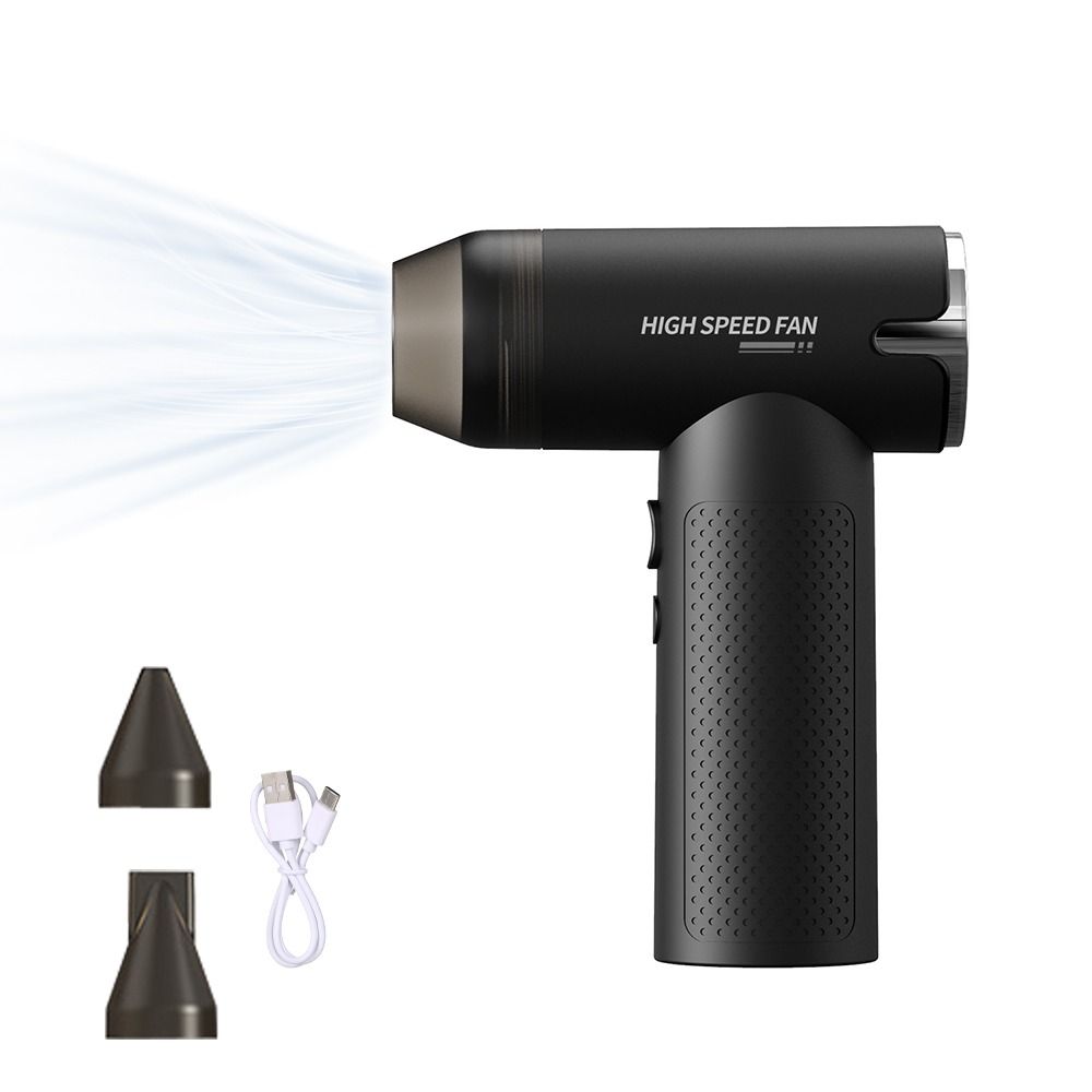 Variable Speed Turbo Air Blower High Power Portable Air Duster Handheld High-speed Fan Inflatable