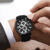 Men'S Watch Quartz Silicone Calendar Casual Waterproof Watch
